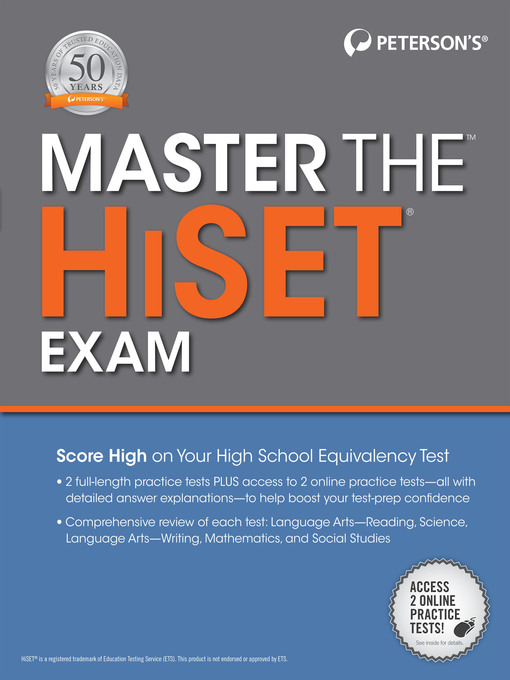 Title details for Master the HiSet by Peterson's - Available